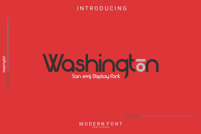 Washington Sans Display Font