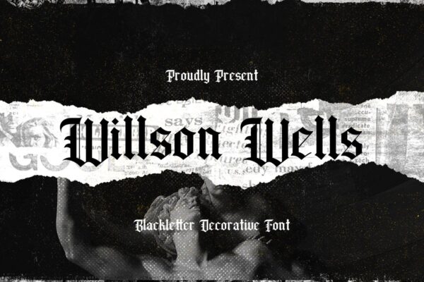 Wilson Wells Blackletter Font