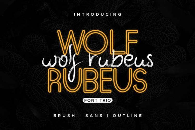 Wolf Rubeus Font Family