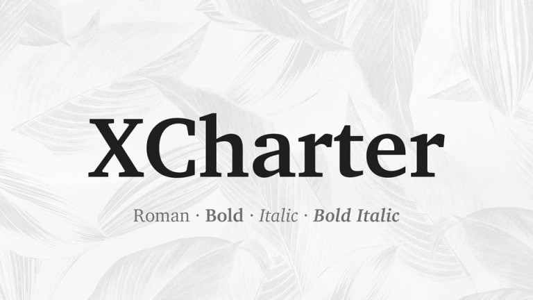 XCharter Serif Font Family