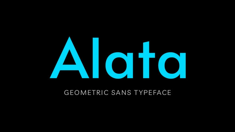 Alata Sans Serif Font