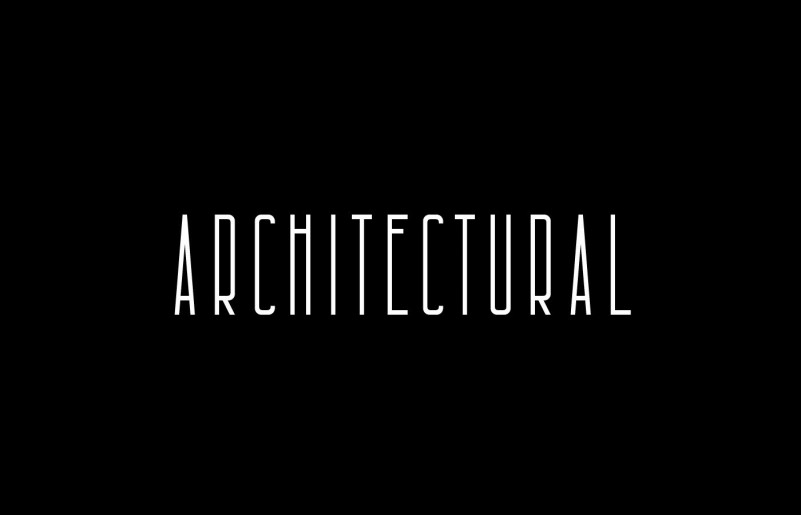 Architectural Free Sans Font