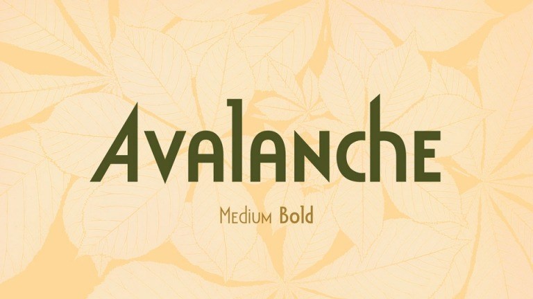 Avalanche Display Sans Font