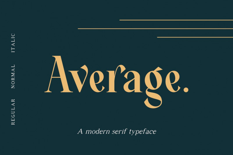 Average Serif Font