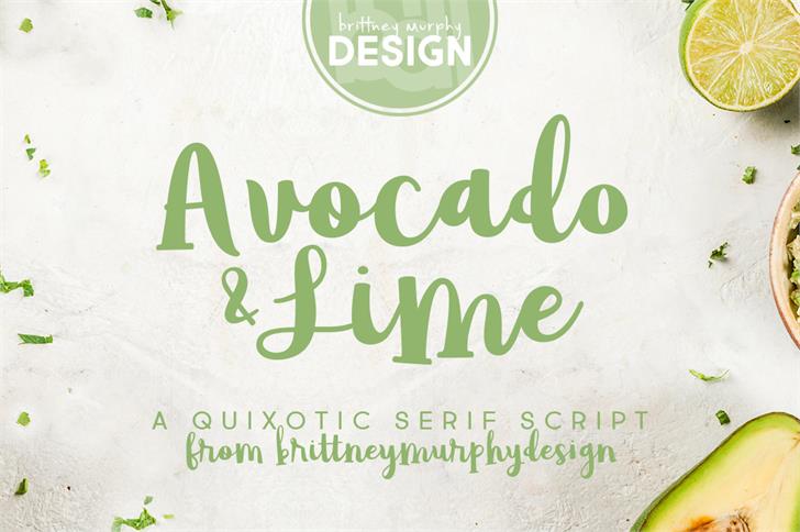 Avocado & Lime Script Font Free