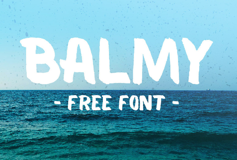 Balmy Brush Font Free