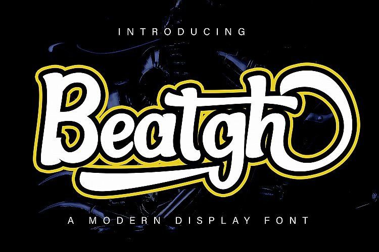 Beatgh Bold Script Font