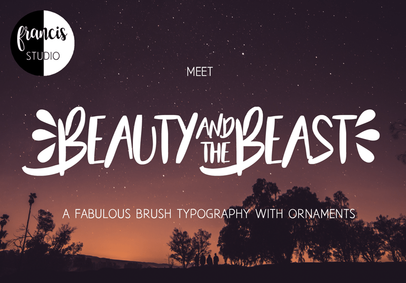 Beauty and the Beast Font Free