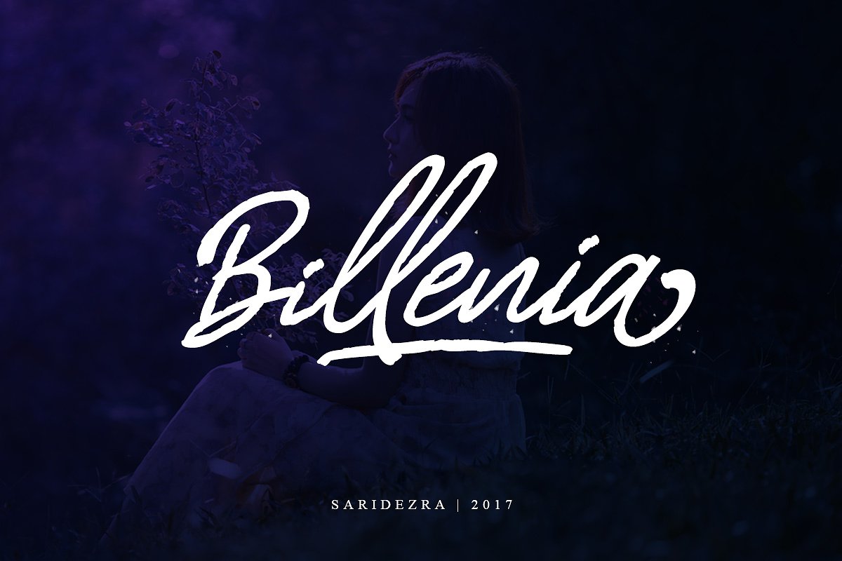 Billenia Script Font Free