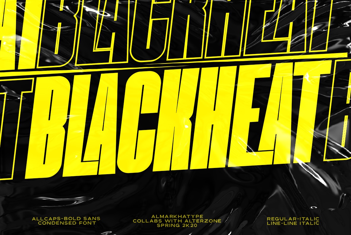 Blackheat Bold Sans Serif Font