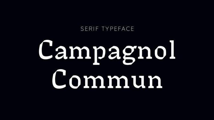 Campagnol Commun Font