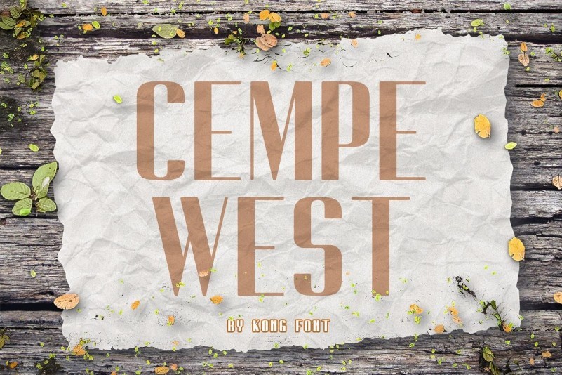 Cempe West Sans Font