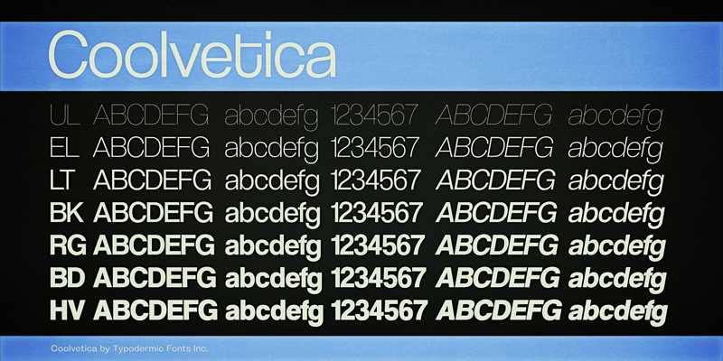 Coolvetica Font Free