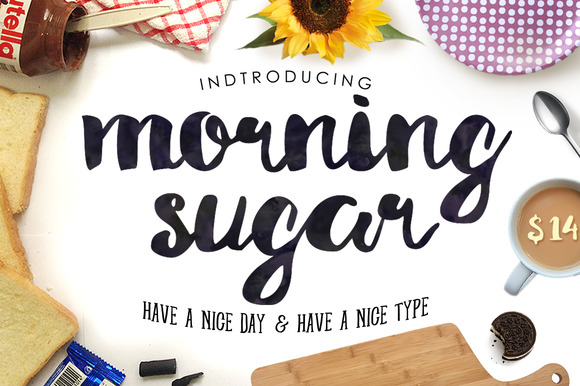 Morning Sugar Typeface + Extra
