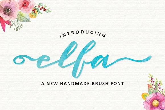 Elfa Brush Font Free