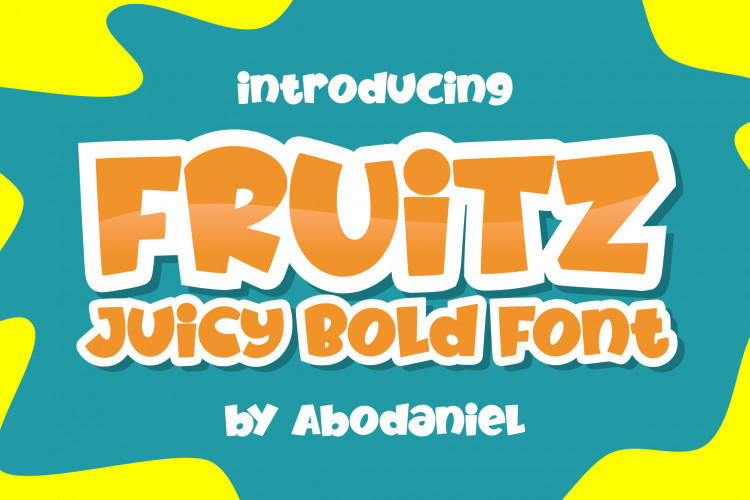 Fruitz Juicy Bold Script Font