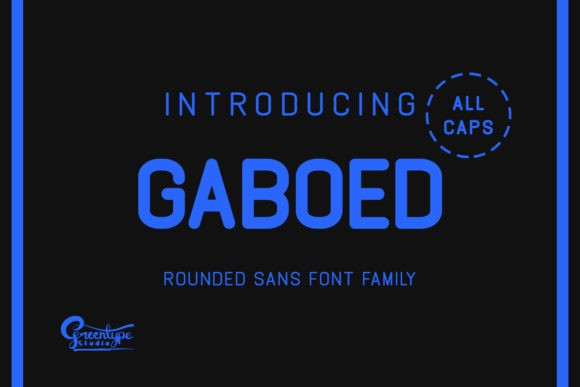 Gaboed Sans Font Family