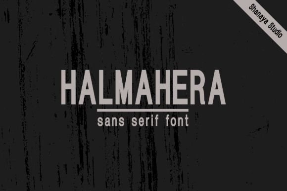 Halmahera Sans Serif Font