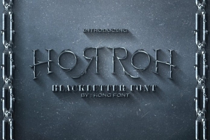 Horroh Blackletter Font