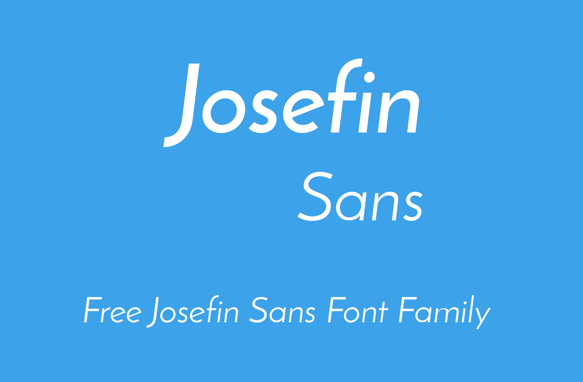Josefin Sans Font Family
