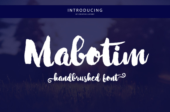 Mabotim Brush Font Free