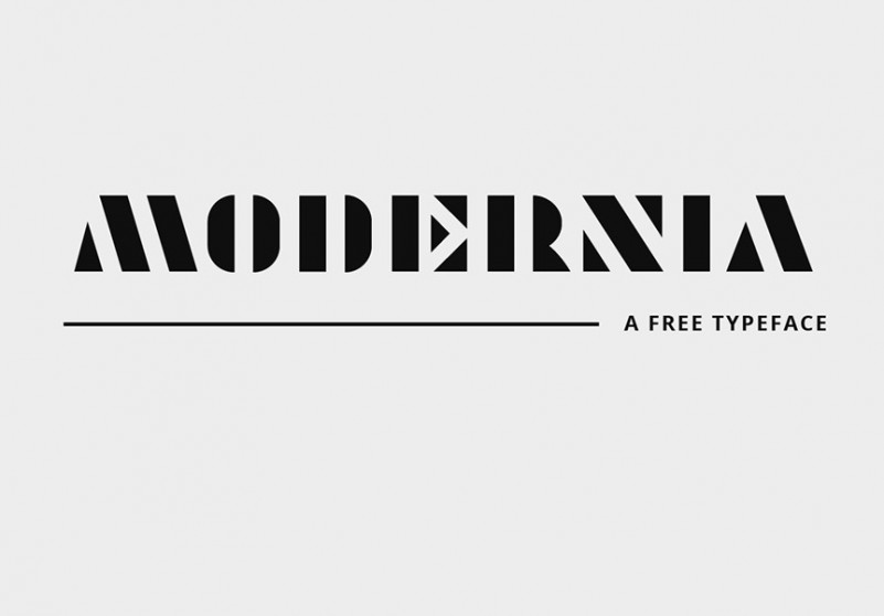 Modernia Typeface