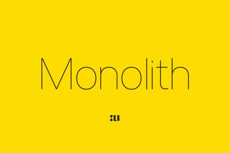 Monolith Sans Font