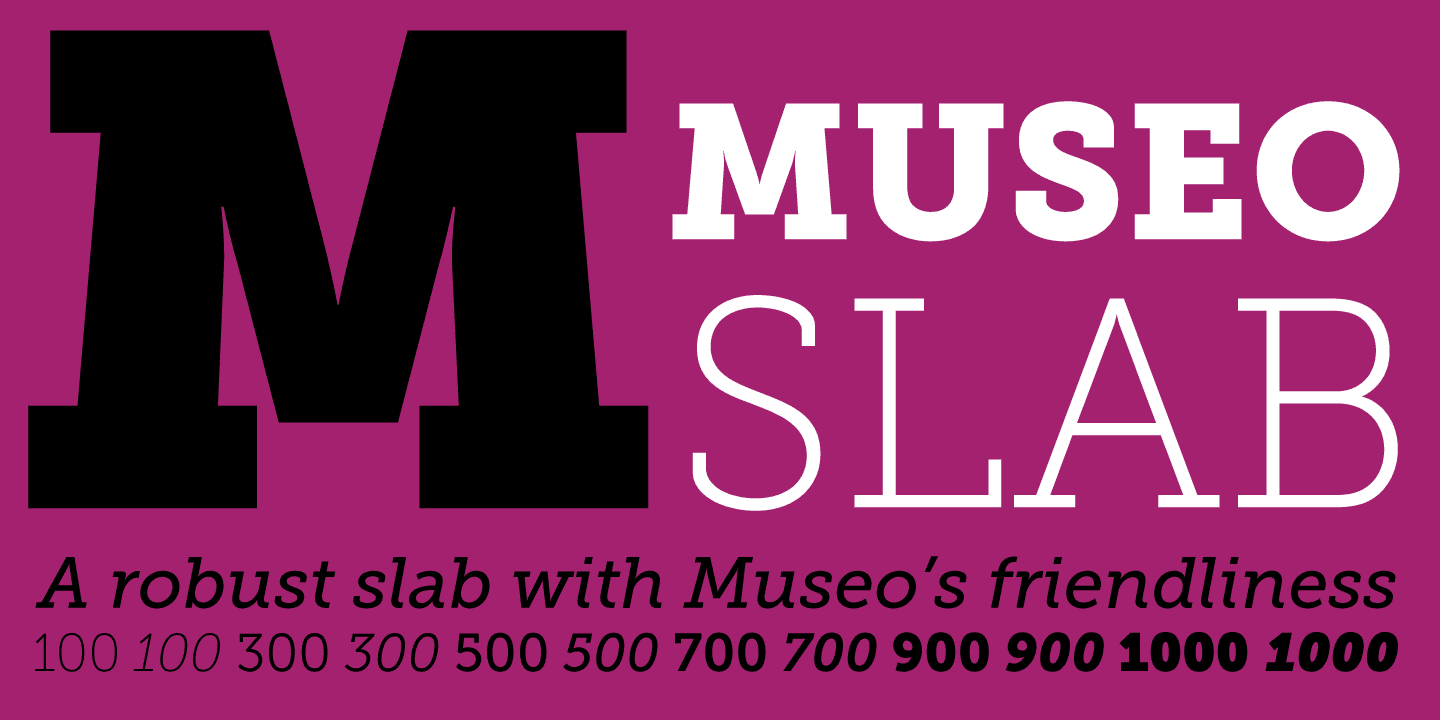 Museo Slab Font Free