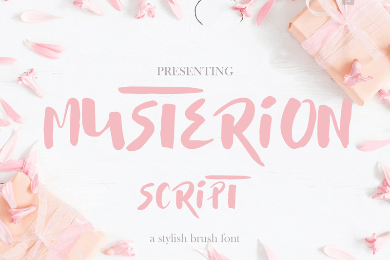 Musterion Brush Font Free
