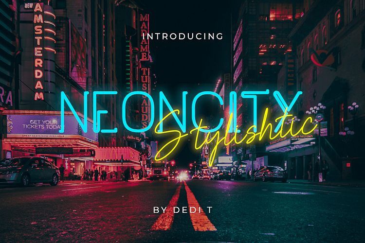 Neoncity Font Duo