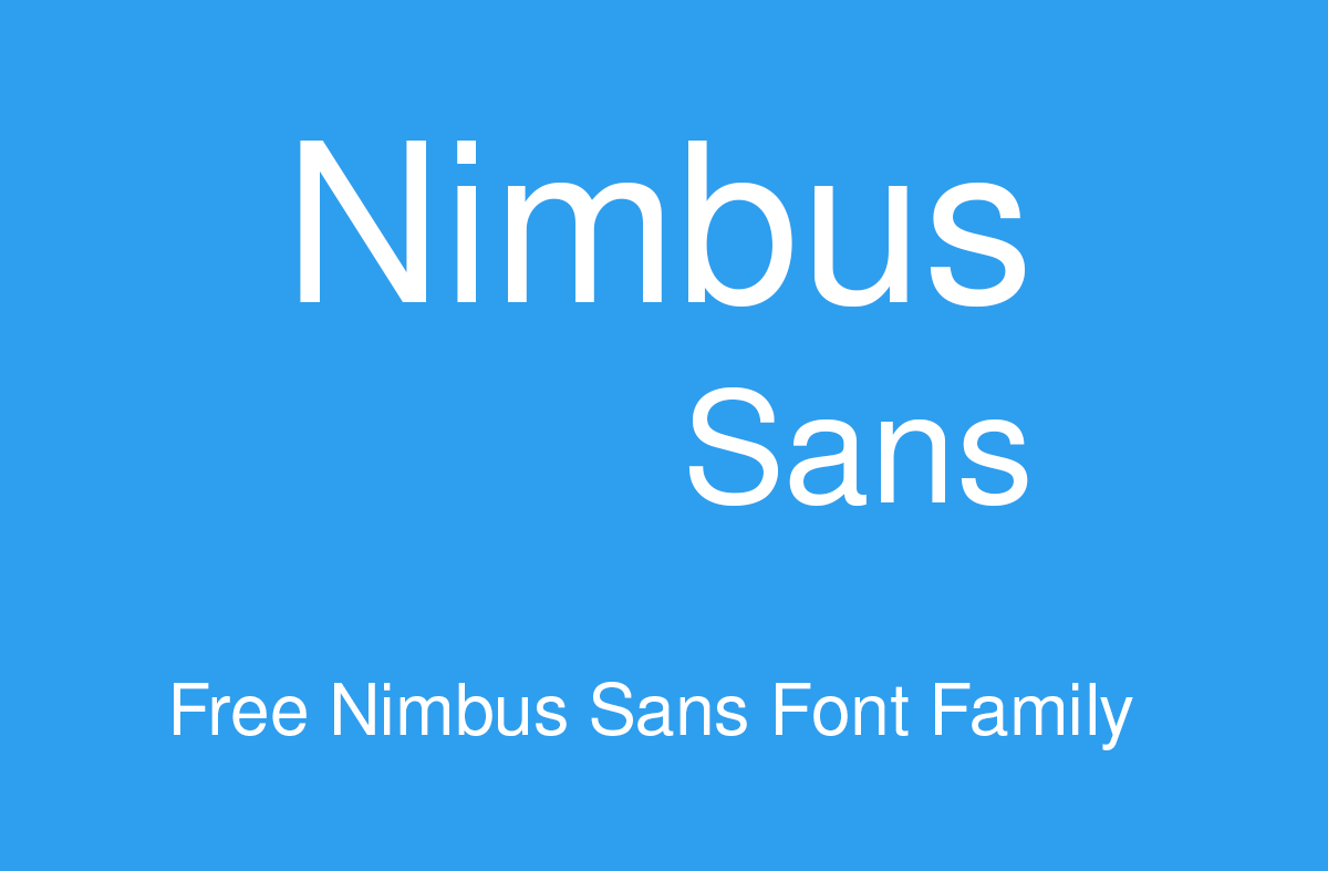 Nimbus Sans Font Family