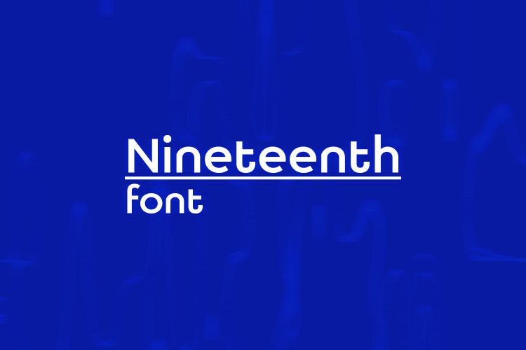 Nineteenth Font