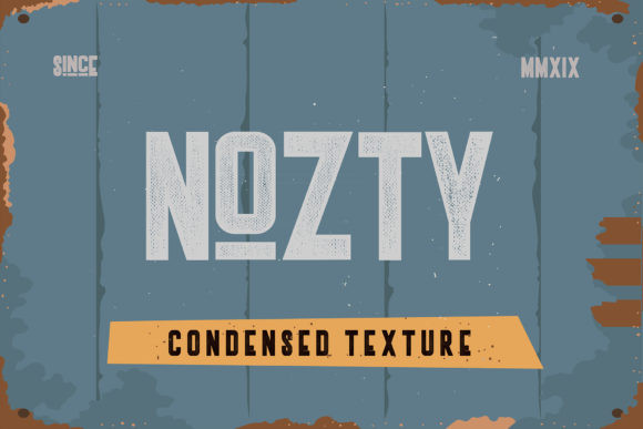 Nozty Typeface