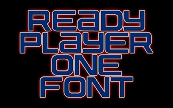 Ready Player One Display Font