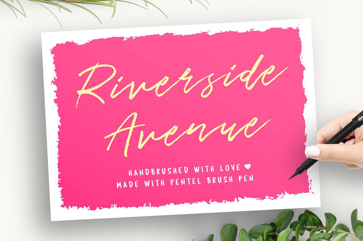 Riverside Avenue Script Font Free