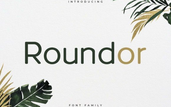Roundor Sans Serif Font