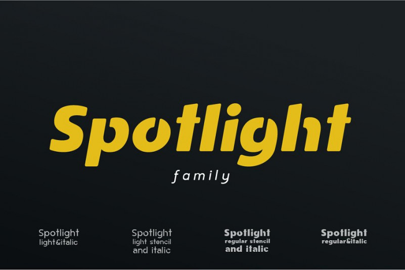 Spotlight Sans Font Family