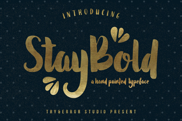 Stay Bold Typeface Free