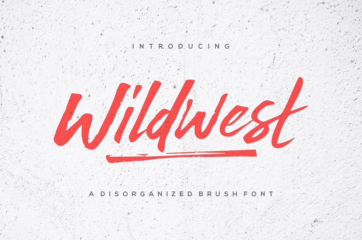 Wildwest Brush Font Free