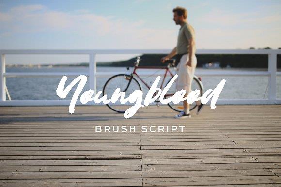 Youngblood Brush Font Free