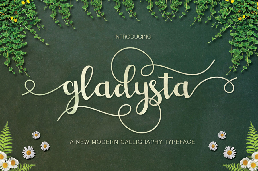 Gladysta Script Font Free