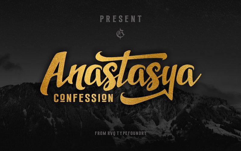 Anastasya Confession Font