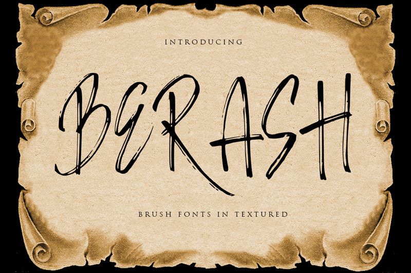 Berash Brush Font