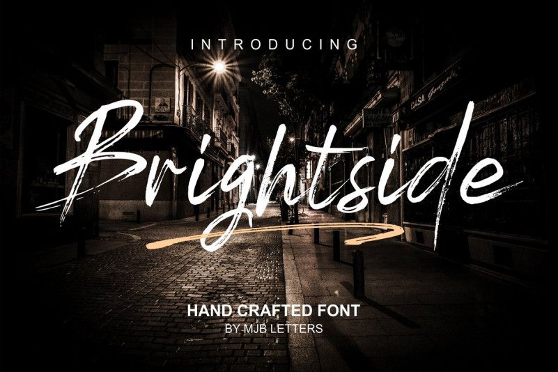 Brightside Brush Font