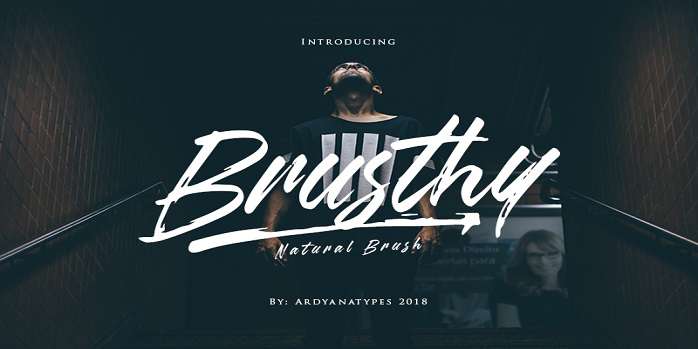 Brusthy Font Family