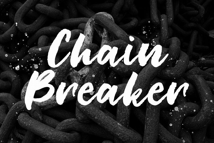 Chain Breaker Script Font