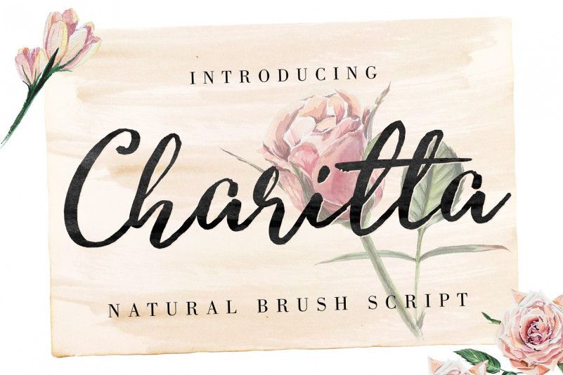 Charitta Organic Script Font