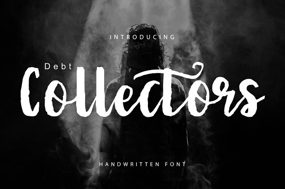 Debt Collectors Brush Font