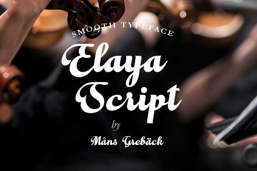 Elaya Script Font