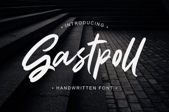 Gastpoll Brush Font